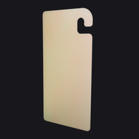 Plaque en plastique diamantée blanche laiteuse irisée texturée, feuille acrylique arc-en-ciel de 3 mm pour découpe laser