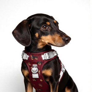 サンレイマスコタ カスタムラグジュアリー ノープル犬用ハーネス 反射調整可能なベスト付き タクティカルセット 大型犬・小型犬用 - Product Image 2