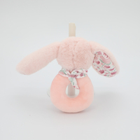 Peluche animale Cheap Lovely Elephant Stuffed lion Baby bunny Plush Toy Rabbit Squeaker whistle Baby Rattle