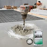 Fibre de polypropylène haute résistance de 12 mm pour le renforcement du béton, matériau de remplissage en fibre PP