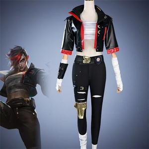 Costume Noir <span class=keywords><strong>LOL</strong></span> Arcane Vi pour Adulte, Idéal pour Fêtes et Carnavals d'Halloween – Prix Abordable - Product Image 3