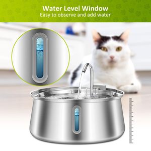 <span class=keywords><strong>Fontaine</strong></span> <span class=keywords><strong>à</strong></span> <span class=keywords><strong>Eau</strong></span> pour Chat en Acier Inoxydable 4 L, Distributeur Automatique Ultra Silencieux pour Animaux de Compagnie, avec Filtre pour <span class=keywords><strong>Fontaine</strong></span> <span class=keywords><strong>à</strong></span> Chat - Product Image 2