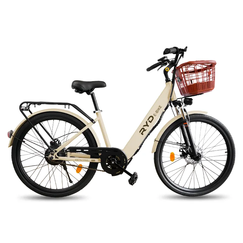 36V 250W 26 אינץ' אופני אופניים חשמליים חשמליים עירוניים לנשים