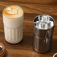 Gobelet à café intelligent tendance et durable en acier inoxydable 316, tasse isotherme avec indicateur de température pour la maison, le bureau et les voyages