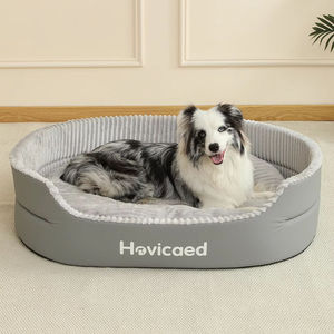 Cama de Lujo Personalizada para Perros, de Alta Calidad, con Diseño a Cuadros, Relleno de Algodón, para Uso en Interiores en Todas las Estaciones, Limpieza Mecánica - Product Image 2