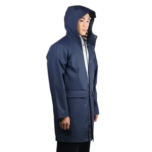 Men's Multi function camping baseball skiing photography hunting waterproof multifunctional coat seamless PU OEM raincoat