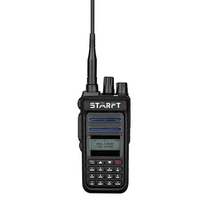 Starft 5W double bande 1-5KM écran LCD clavier UHF VHF sécurité publique portable jambon talkie-walkie X2UV