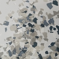 Peinture époxy liquide QED pour sols en granit, auto-nivelante, imperméable, anti-UV, pour garage, application au pinceau, sable coloré, béton
