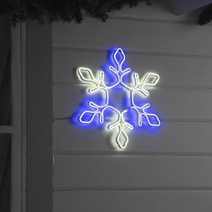 2D Christmas Snowflake Motif <b>Lights</b> for Outdoor Decoration - Product Image 2