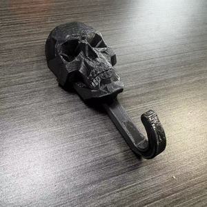 Gancho con Forma de Calavera, Impreso en 3D con Ácido Poliláctico, para el Hogar, Baño, Balcón, Manualidades, Regalo - Product Image 1