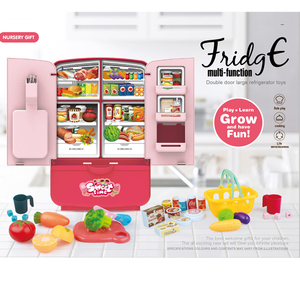 Ensemble de cuisine miniature de jeu de rôle le plus populaire, en plastique ABS, pour couper les légumes, appareils électroménagers, réfrigérateur, jouets pour enfants - Product Image 2