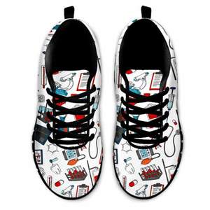 Enfermera herramienta patrón zapatillas malla transpirable ligero EVA suela antideslizante polinesio inspirado Casual <span class=keywords><strong>zapatos</strong></span> deportivos para hombres mujeres - Product Image 2