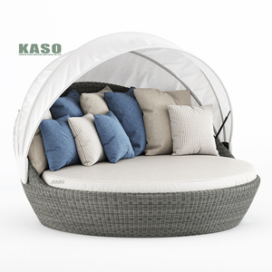 Chaise longue senza braccioli a forma di S usata popolare all'aperto - Product Image 2