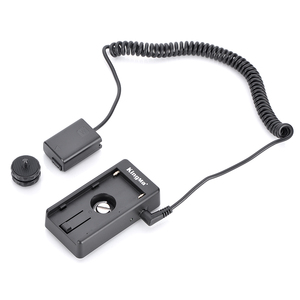 Batterie factice KingMa NP-FW50 avec plaque adaptatrice pour système d'alimentation par batterie factice FW50 pour <span class=keywords><strong>Sony</strong></span> A7 A7S A7S2 A7R3 - Product Image 1