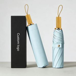 Vente flash - Parasol pliant 3 volets de haute qualité avec impression de logo personnalisé - Product Image 2
