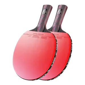 Racchetta da Tennis da tavolo in carbonio personalizzata per esterni mazza da ping pong di alta qualità