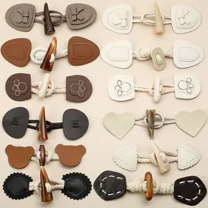 Buttons Duffle Coat Jacket Fasteners Toggle Buttons Overcoat Decor 4 Pairs