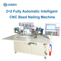 Machine à broder informatisée pour la pose automatique de perles et de pierres, machine à broder intelligente CNC pour la pose de perles et de pierres