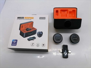 Microphone sans fil Lavalier SX30 2,4 GHz à fixation magnétique avec étui de charge pour <span class=keywords><strong>enregistrement</strong></span> vidéo, Plug and Play - Product Image 4
