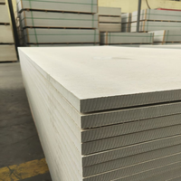 Panneau de revêtement mural, de plafond et de sol en fibrociment ignifuge gris clair moderne, sans amiante, renforcé au silicate de calcium, vente en gros