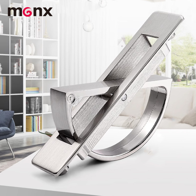 Recessed Flush Ring Pull Handle – Zinc Alloy, Matte Finish, For Cabinets, Drawers, Wardrobes, Sliding Doors (3" X 1.3")