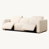 Canapé modulaire inclinable de luxe moderne, angle réglable, Marce, intérieur, inclinable, boucle, mouvement, hôtel, villa, salon, ensemble de canapés, éponge