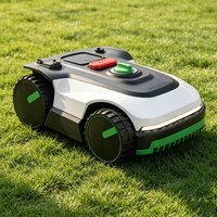 Robot tondeuse électrique avec largeur de coupe de 180 mm, moteur sans balais, contrôle par application et fil de délimitation pour l'entretien des jardins domestiques OEM
