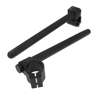 Manillares de motocicleta CNC de aluminio con clip, universales de 31-50 mm, tipo dividido para motos deportivas y de calle, abrazadera elevadora anodizada en negro H - Product Image 4