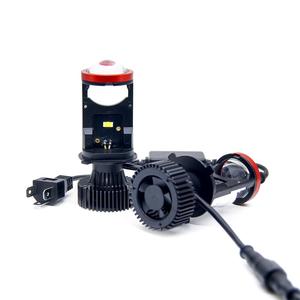 Lampu depan proyektor lensa H4, lampu depan motor led Hi <span class=keywords><strong>Lo</strong></span> H4 H7 - Product Image 6