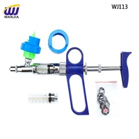 WANJIA Seringue automatique réutilisable à haute efficacité de 5 ml pour l'injection de vaccins animaux dans les fermes d'élevage