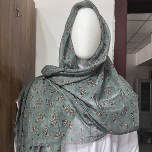Hight Qualidade Cachecol das Mulheres Muçulmanas <span class=keywords><strong>Hijab</strong></span> Respirável Macio Fino Capa De Cabeça Longa Verão 80s Voile Printrd - Product Image 5