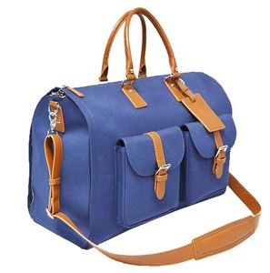 Free Sample Custom Logo Canvas Garment Bag Colorful Luxury Foldable <b>Clothes</b> <b>Cover</b> Dress Bag Travel Garment Suit Bag - Product Image 4