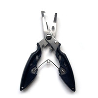 Pince de pêche légère en acier inoxydable 716A, coupe-ligne pour petits leurres et hameçons, à bouche incurvée, indispensable pour la pêche en extérieur