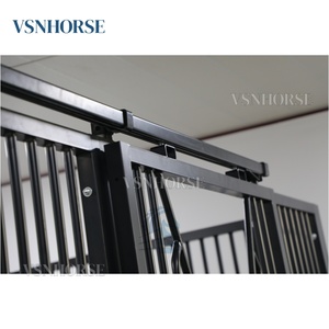 Hochwertige erschwing liche vorgefertigte Pferdes tälle Fronten Langlebige modulare Scheunen stall Kits V Joch Design Pferdes tall - Product Image 6