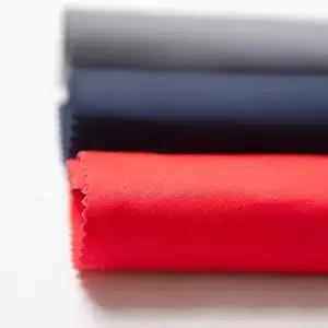 工厂热卖多色多色斜纹帆布阻燃面料中国制造来样定做工作服面料批发
