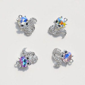Fox <b>Crystal</b> Pendant Charms Micro Insert <b>Animal</b> Shape For Jewelry Making DIY Accessories Unisex Everyday Wear - Product Image 3