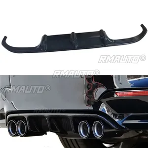F30 Rear Bumper Lip Real Carbon Fibe MP Style Car Bumper Diffuser Body Kit <b>Splitter</b> for BMW F30 2012-2019 Car Accessories - Product Image 5