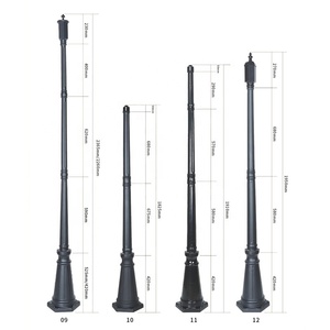 Adjustable height decoration christmas holiday tree lights pole