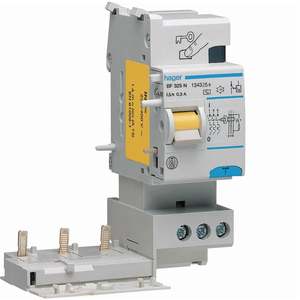 BF325N Personnalisable avec bloc différentiel Hagers 3P 25A type A 300mA 3M - Product Image 1