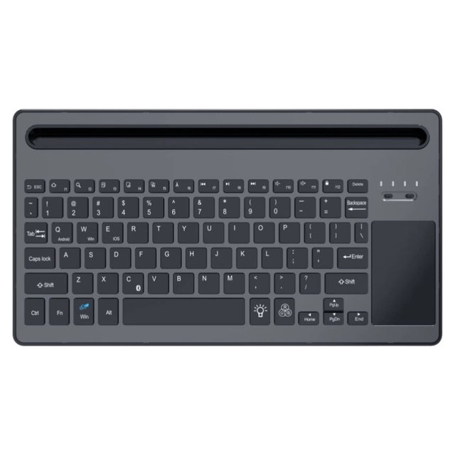 Touchpad Wireless Keyboard, Multi-Device Compatible for IOS Android Windows Office