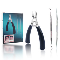 Coupe-ongles incarnés professionnels pour ongles épais, en acier inoxydable, lame incurvée, pince à ongles de précision pour paronychie