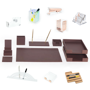 Sous-main de <span class=keywords><strong>Bureau</strong></span> de Luxe en <span class=keywords><strong>Cuir</strong></span>, Organisateur et Accessoires de <span class=keywords><strong>Bureau</strong></span> - Product Image 1
