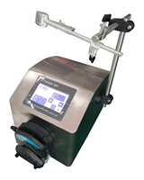 Pompe péristaltique à écran tactile Huiyu CT600-4F avec support de remplissage pour utilisation sur table