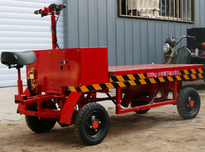 Kendaraan transportasi listrik truk sampah hidrolik multi-fungsi konstruksi empat roda pengangkat truk datar - Product Image 6