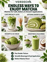 1 kg de Matcha pour Cérémonie du Thé, Fouettage Traditionnel et Essais de Développement de Menus pour Salons de Thé Commerciaux