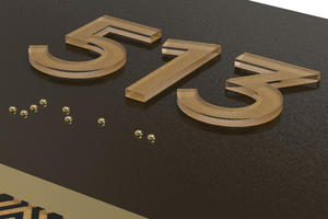 Brandnewsign professionale ADA segni per ospedali per appartamenti ADA cartelli per ristoranti all'ingrosso - Product Image 4