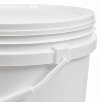 Tutup Ember Plastik Transparan BOQUN 1L, Food Grade, Anti Bocor, Dapat Didaur Ulang, Ramah Lingkungan, Tahan Lama, Laminasi Matte, Cetak Custom, Grosir