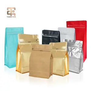 Manufacturers Wholesale 1 Way Valve Plastic Packaging Bag For Coffee