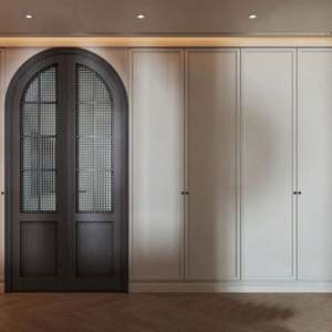 ตู้เสื้อผ้าสไตล์ฝรั่งเศสแบบกำหนดเองจากผู้ผลิตจีน สำหรับห้องนั่งเล่น ห้องนอน ออกแบบสำหรับทั้งบ้าน เหมาะสำหรับอพาร์ตเมนต์ โรงแรม และวิลล่า - Product Image 4