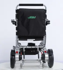 JBH alumínio liga deficientes cuidados rodas elétricas portáteis Cadeira leve Power Wheel